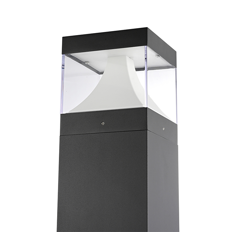 YMLED-6243 četvrtasti model, popularno prodavana aluminijska rasvjeta za travnjak